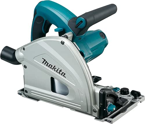 Makita Tauchsäge mit Führungsschiene und Makpac, SP6000J1