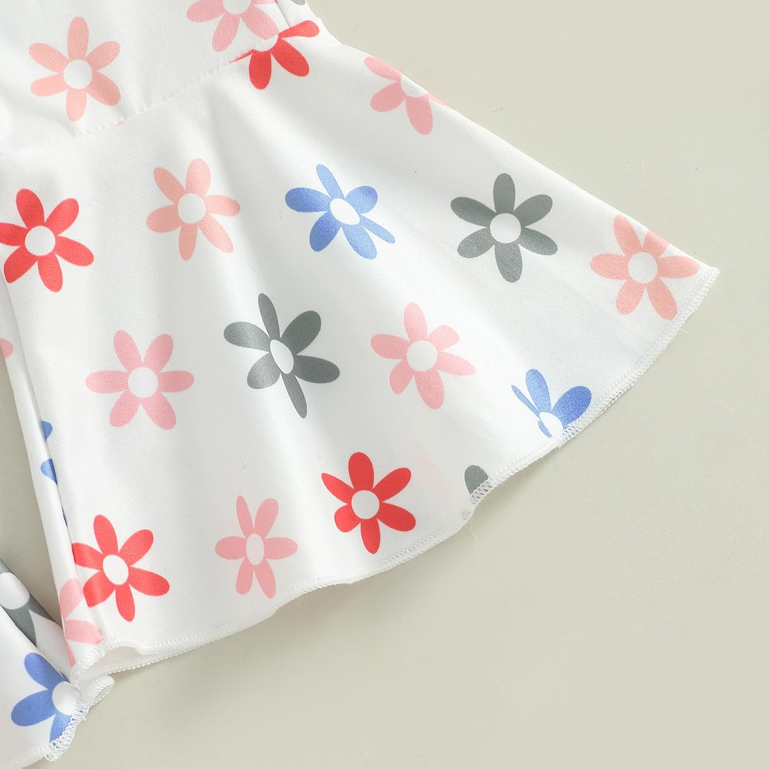 Toddler Kids Baby Girls Backless Suspenders Jumpsuit Bell Bottoms Pants Romper Summer Halter Overalls Flower Outfit - Image 7