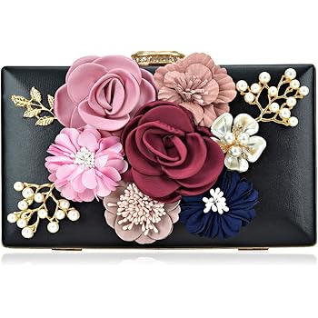 floral evening bag