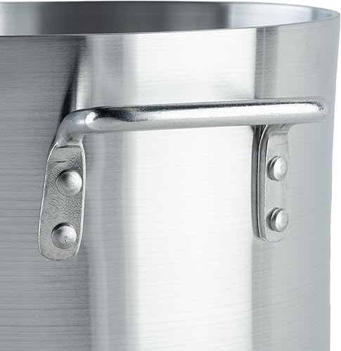 Miniatura 3 de Winco - Olla de aluminio resistente, 0.157 in, 10 cuartos de galón