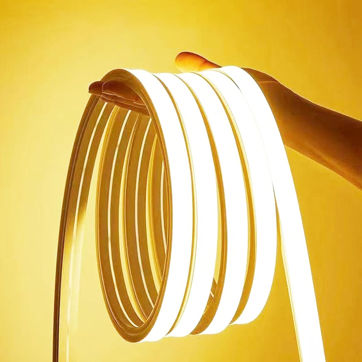 Silicone Soft LED Strip,LED Landscape Lighting,12V Low Voltage Step Light 3000K Warm White Light,IP68 Waterproof Outdoor Landscape Lighting,Suitable for Courtyard Wall Stairs