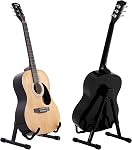 Amazon Basics Adjustable Folding Guitar Stand, Fully Assembled - For School Music Program, Concerts & Multiple Users