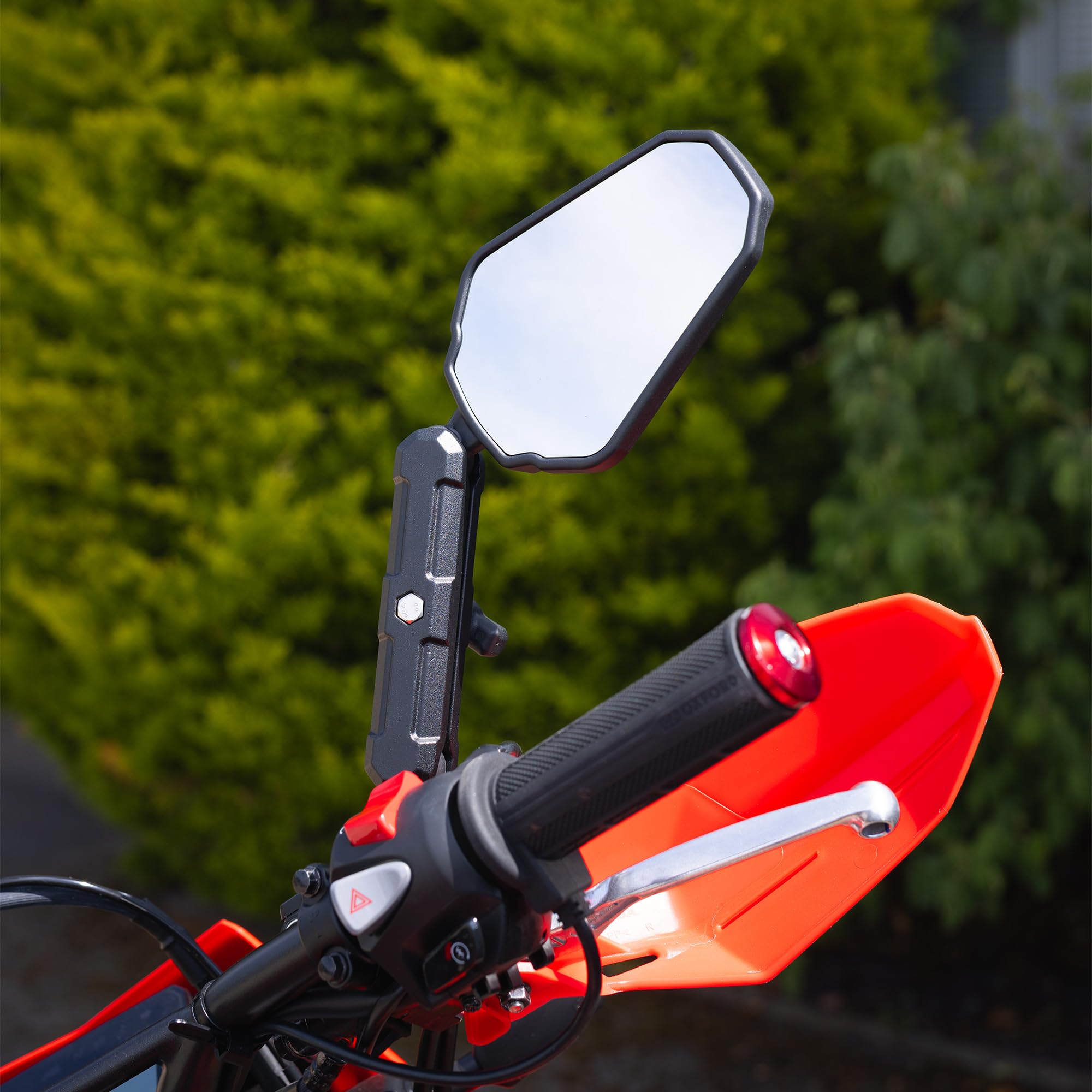 Oxford Trail Mirror Kit OX515 | Klappbare verstellbare Spiegel für Motorrad Trial Bikes