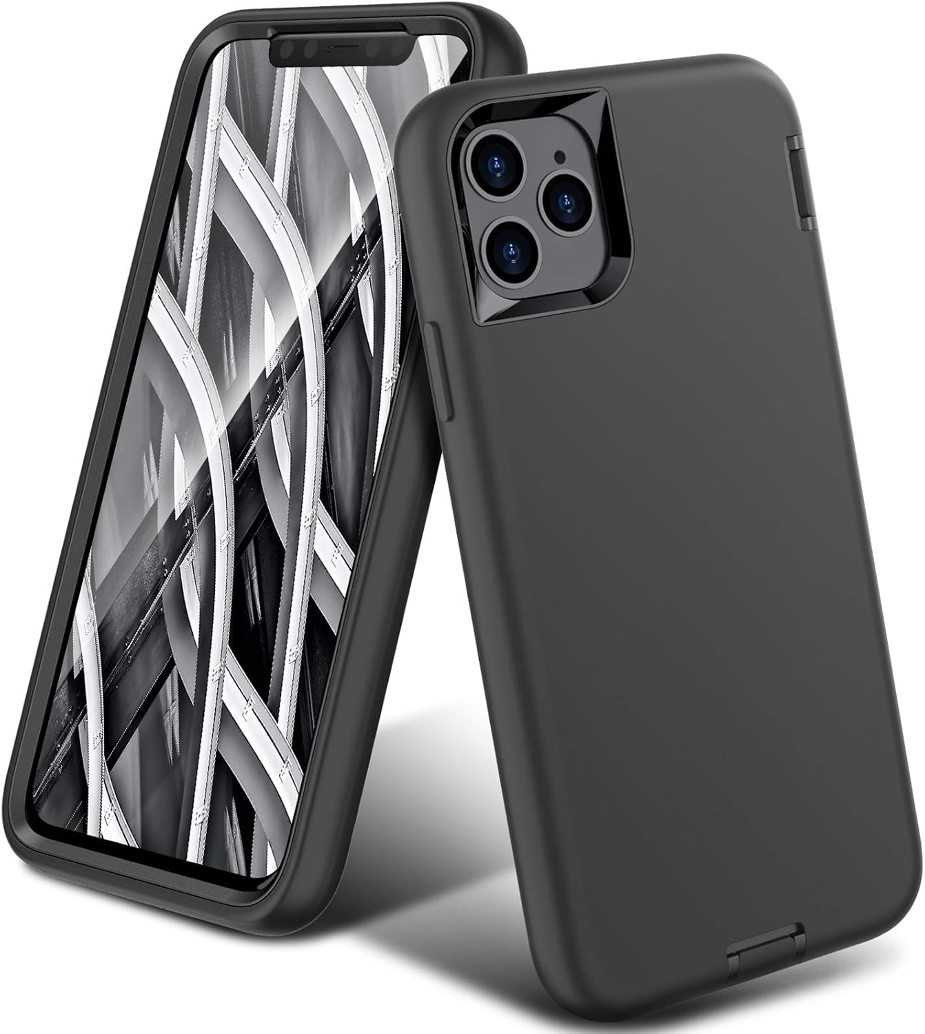 ORIbox for iPhone 13 Pro Max Case Black, [10 FT Military Grade Drop Protection], The Liquid Silicone Heavy Duty Shockproof Anti-Fall Case for iPhone 13 Pro Max,6.7 inch, Black