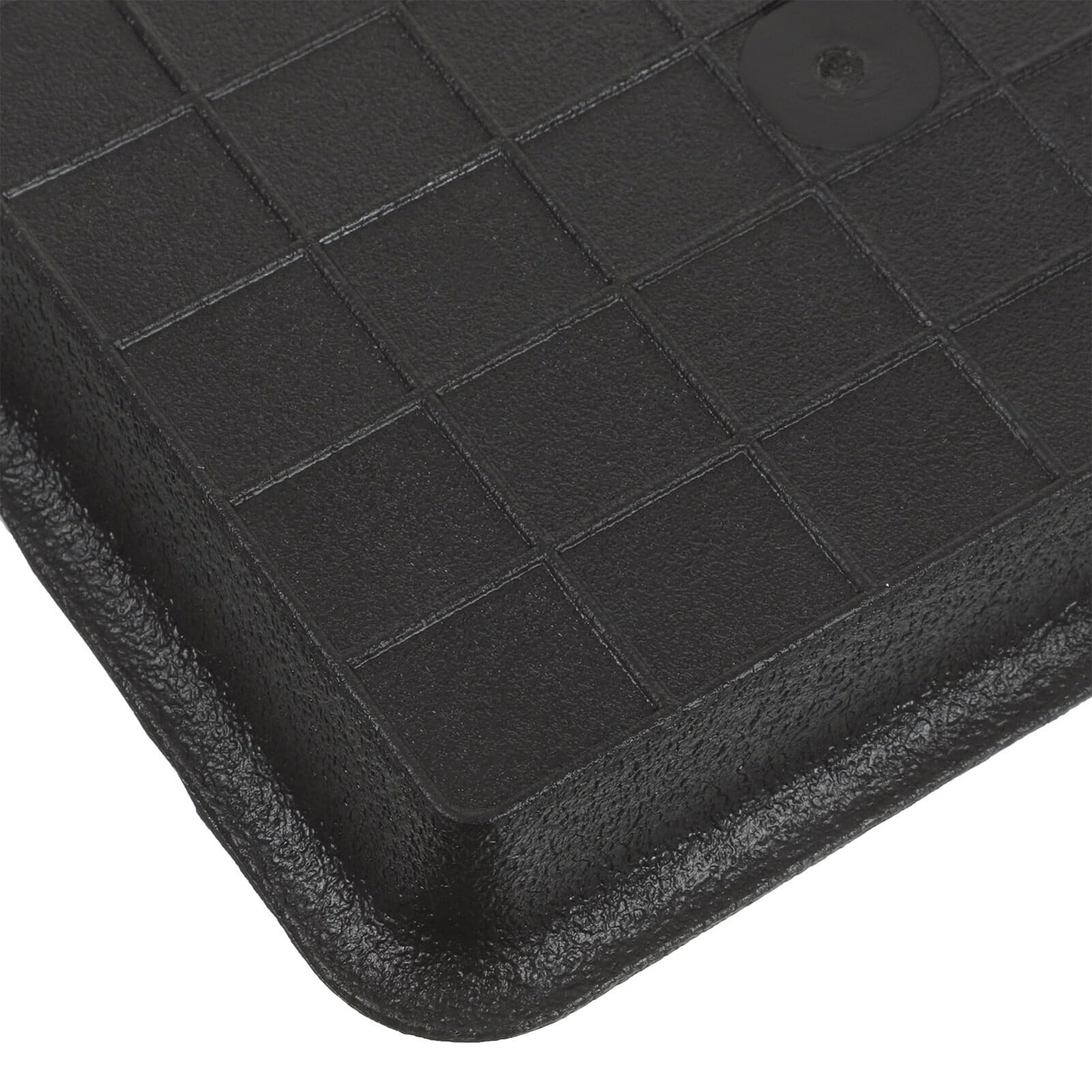 Yardwe 6Pcs Rectangular Plant Pot Trays for Windowsill Black Plastic Drip Tray, Long Saucers for Indoor Flowers and Succulents - Image 4