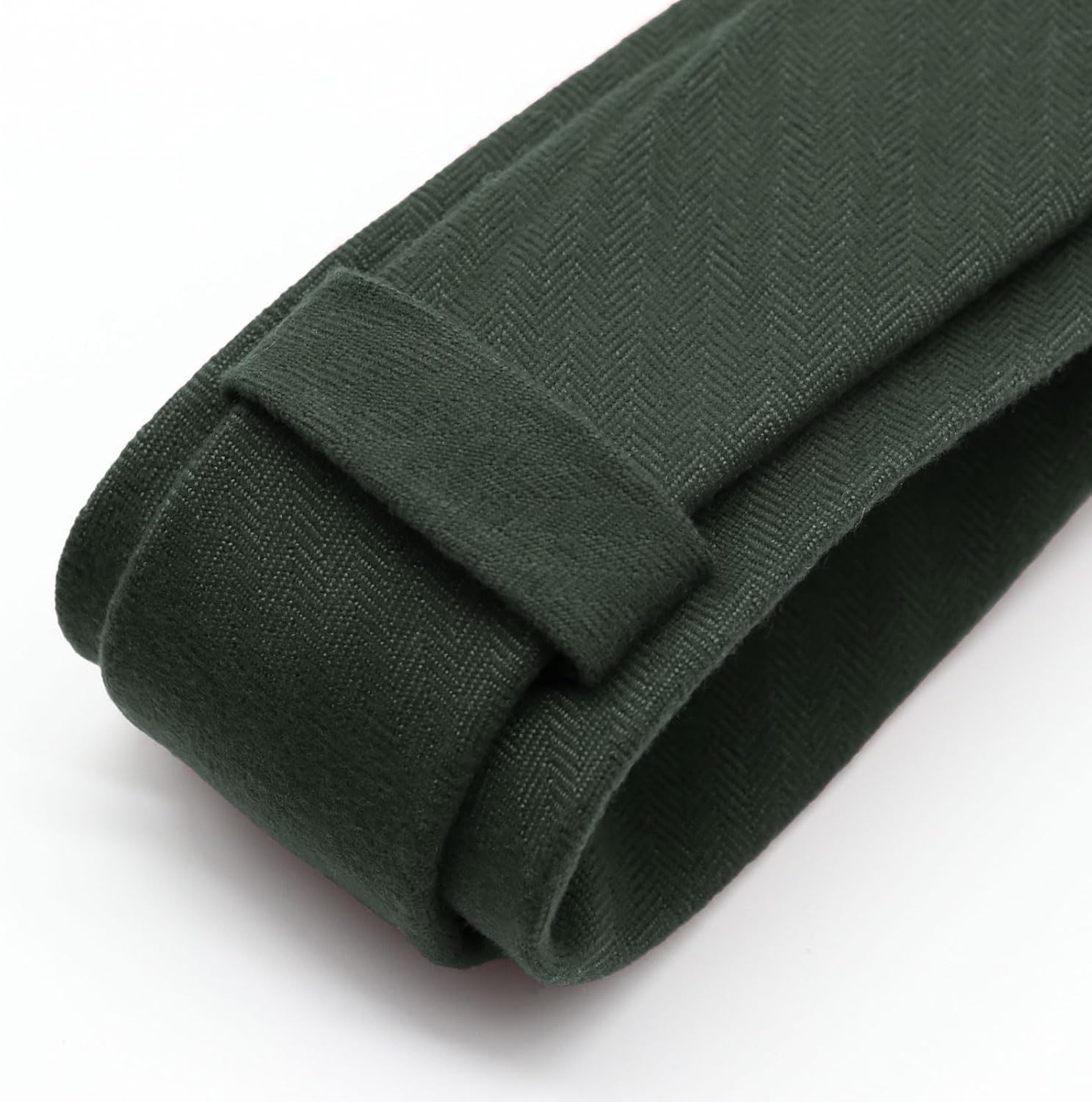 Ties for Men 2.36" Mens Skinny Ties Cotton Linen Neck Tie Solid Color/Plaid Striped Men's Neckties for Wedding