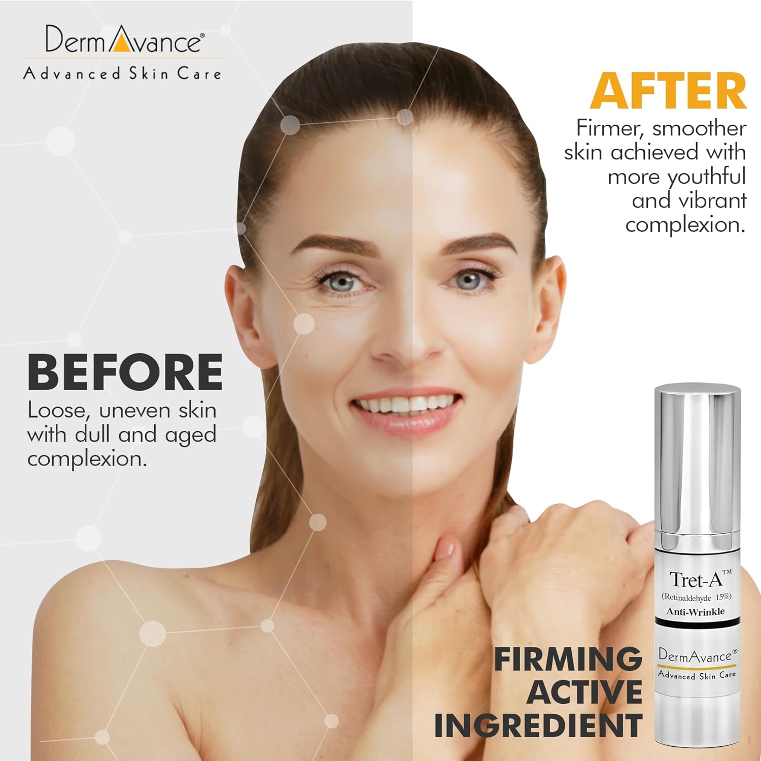 Tret-A Retinaldehyde 0.15% Strongest Anti-Aging Face Cream Routine for Women – Anti-Aging Face Moisturizer & Wrinkle Face Cream – Moisturizing Routine – 15ml - Image 5