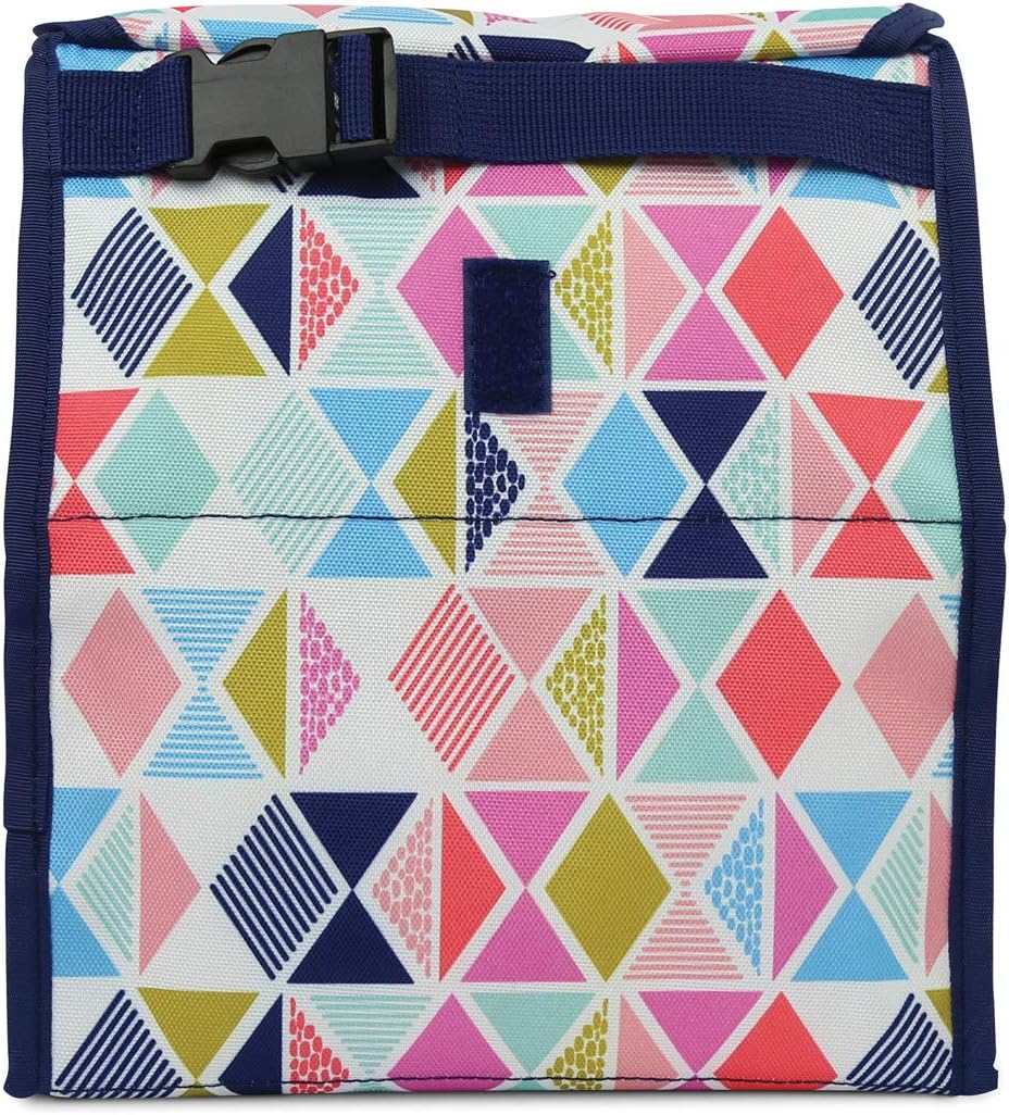 PackIt Freezable Lunch Bag with Zip Closure, Festive Gem