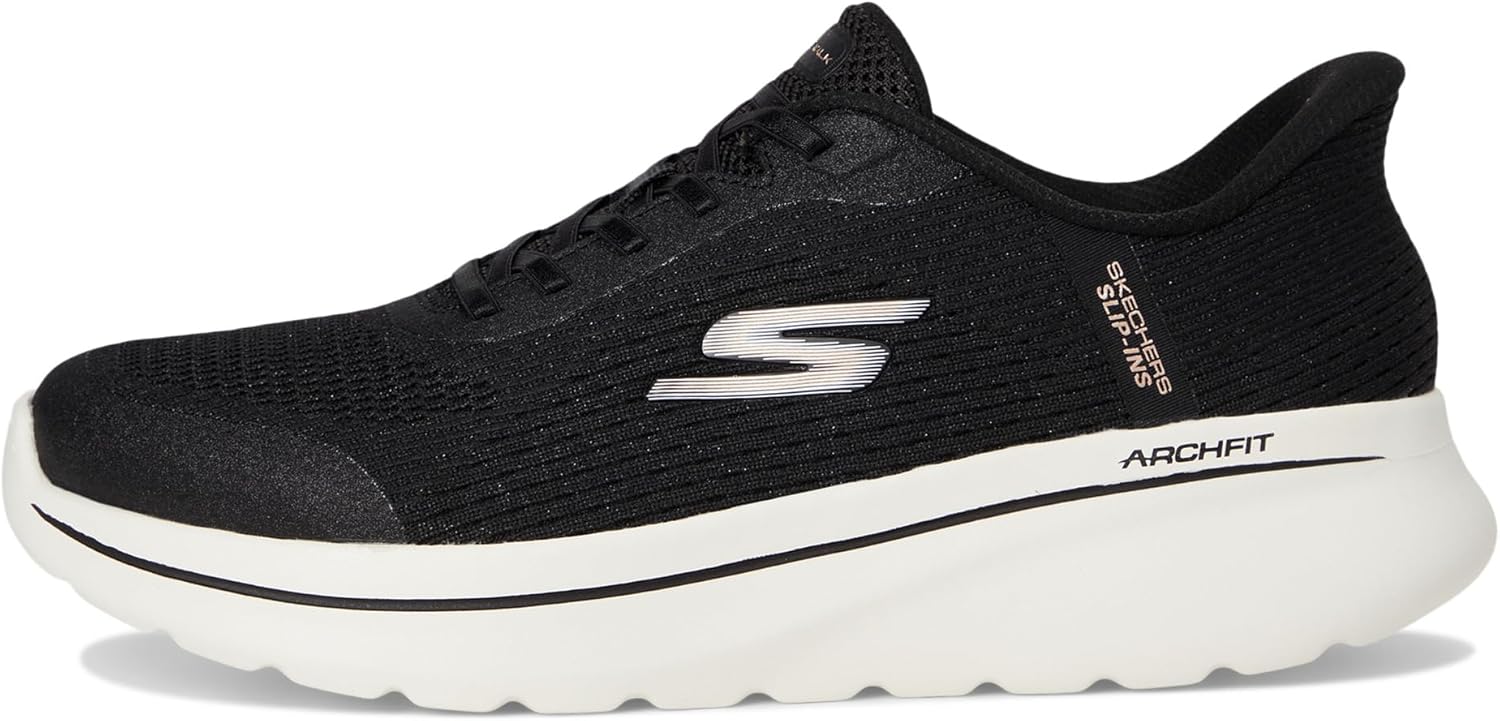 Skechers Womens Go Walk Arch Fit N-Joy Ria Hands Free Slip-ins - Image 4