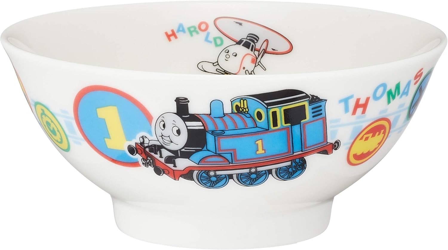 新 きかんしゃトーマス お茶碗 直径10 5cm 子供用 食器 白 人気メーカー ブランド