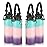 Volhoply Insulated Water Bottles Bulk 4 Pack, 40 oz Reusable Stainless Steel Sports Bottle with Paracord Handle & Spout Lid,Double Wall Metal Travel Water Flask with Wide Mouth(Gradient Color,4 Set)