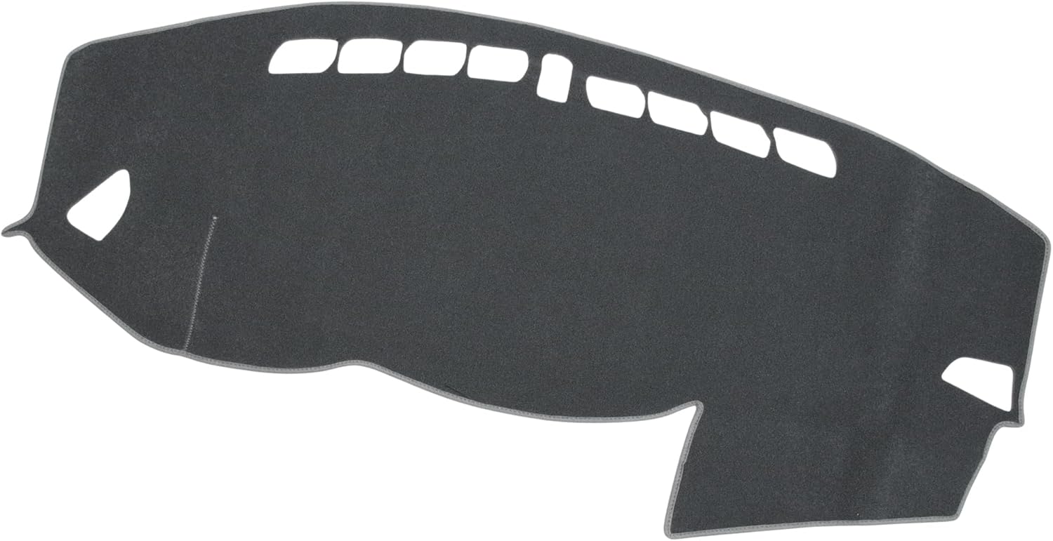 Dashboard Cover Dash Cover Mat Carpet for Hyundai Tucson 2016-2018 Polyester Gray