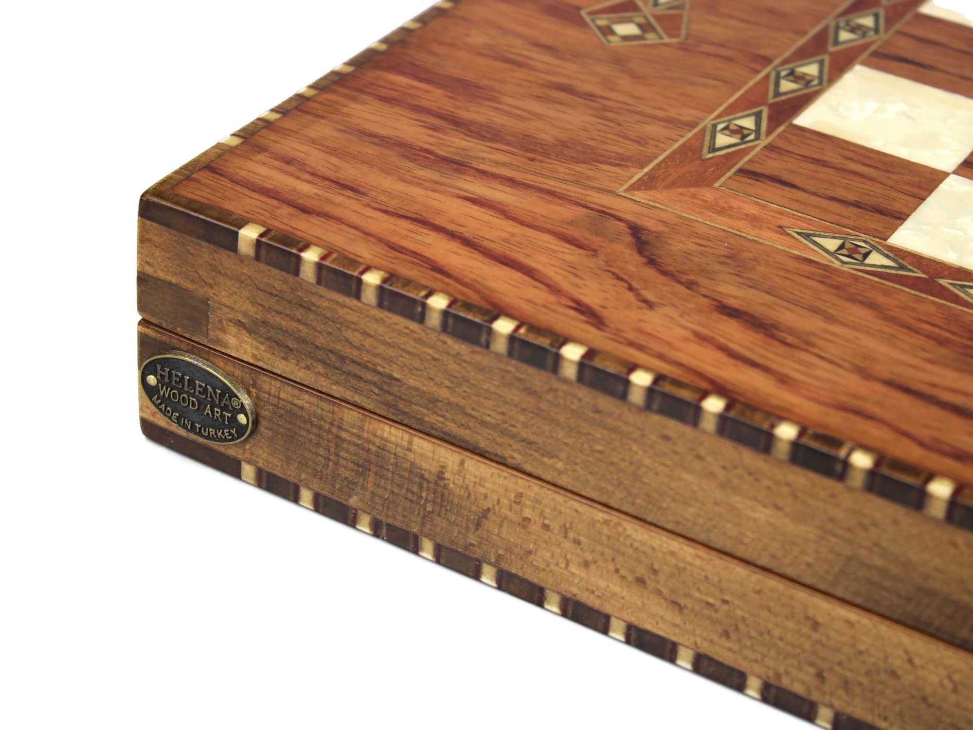 Helena Backgammon - Set in palissandro rurale, 50 cm