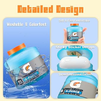 Funny Cover for AirPods 4 Cute Case (2024), 3D Cartoon Cute AirPods 4 Case Food Kawaii Silicone Case Cover for AirPods 4th Generation Cute Case Accessories with Keychain/Cleaner Kit (Blue Sport Water)