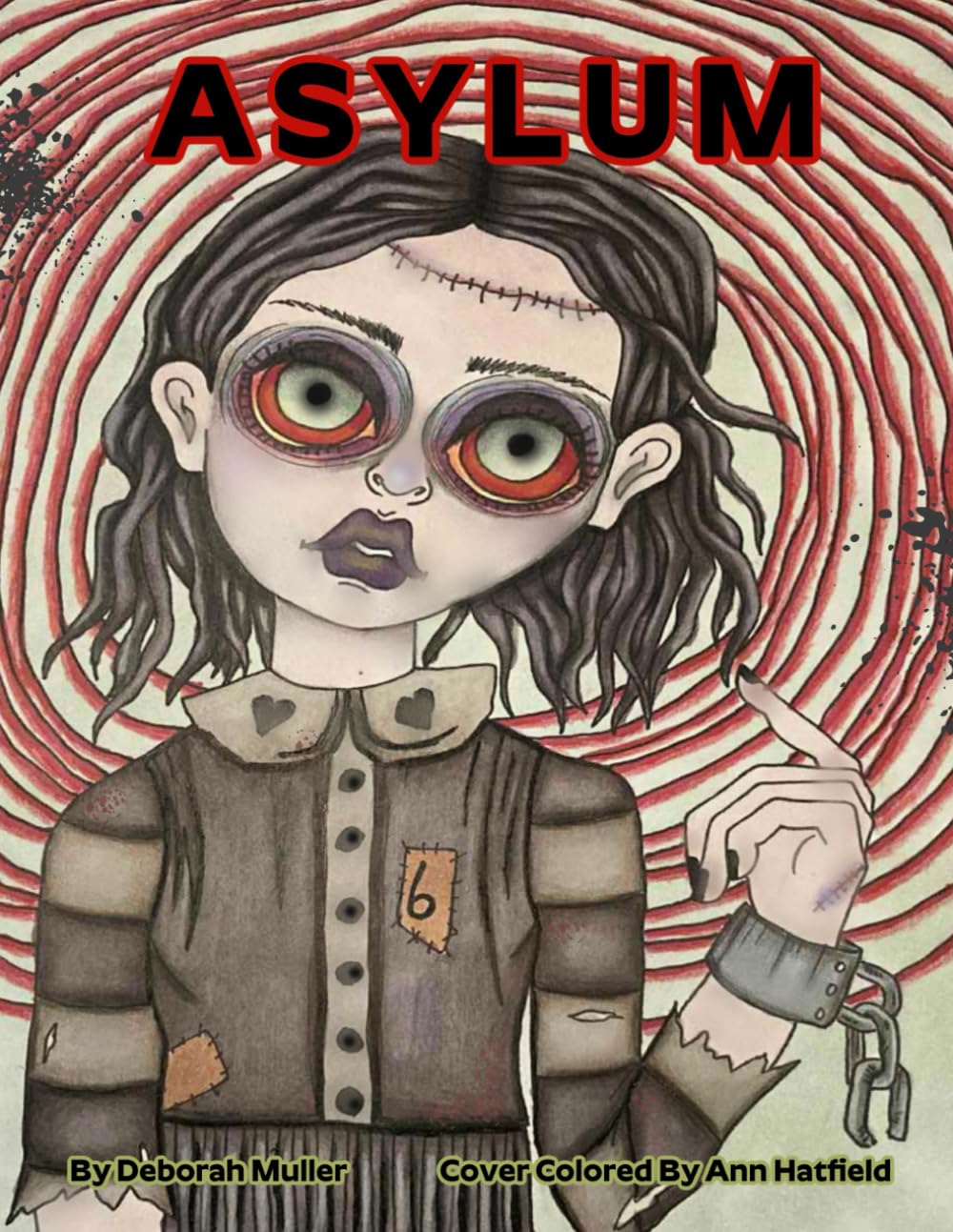 ASYLUM: Unlock your creativity and relax with hours of coloring fun by Artist Deborah Muller