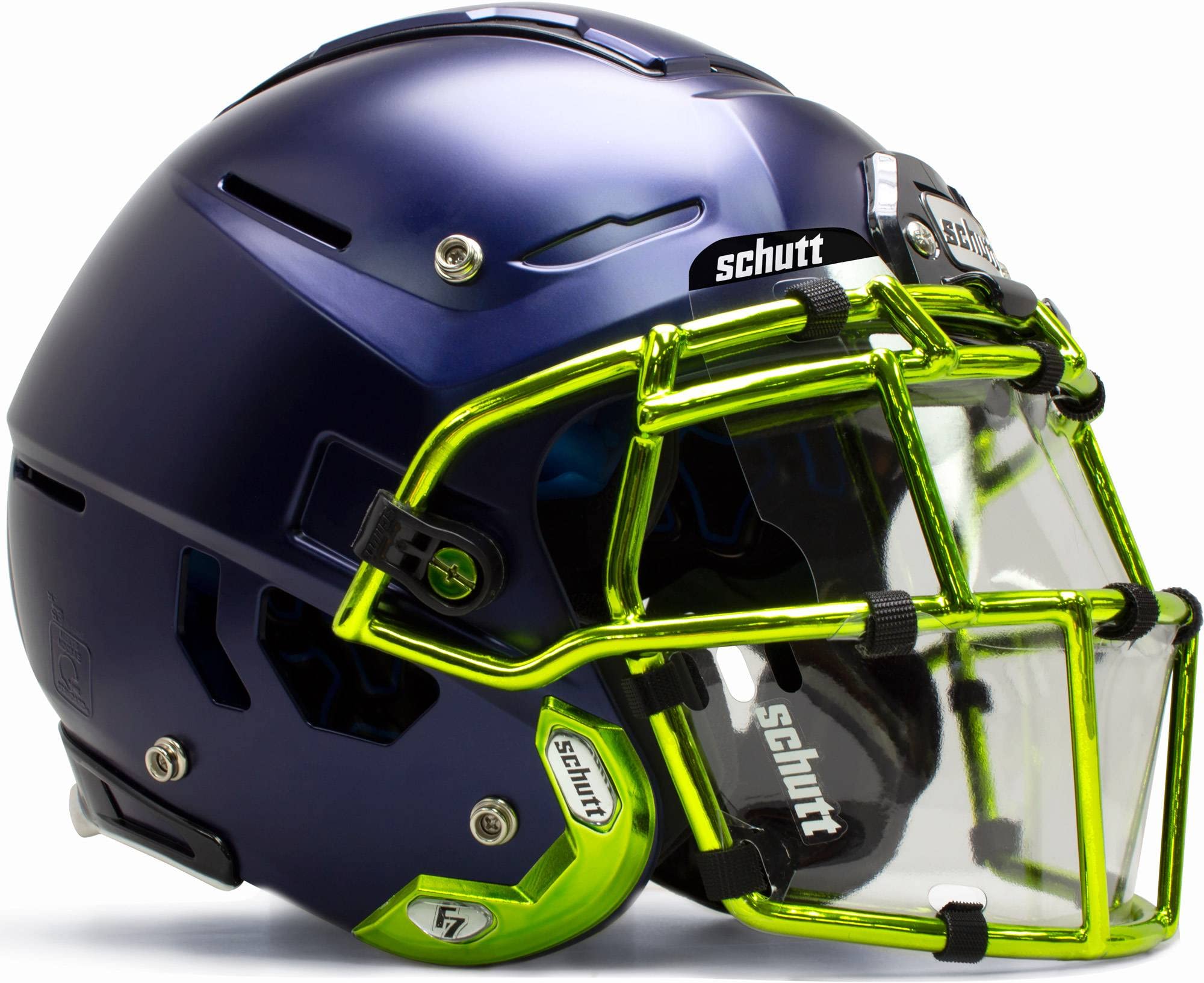Schutt Splash Shield for Football Helmet Facemask Improves Hygiene and  Protects from Coughs, Sneezes, Spit and Sweat Clear Non-Tinted for Easy