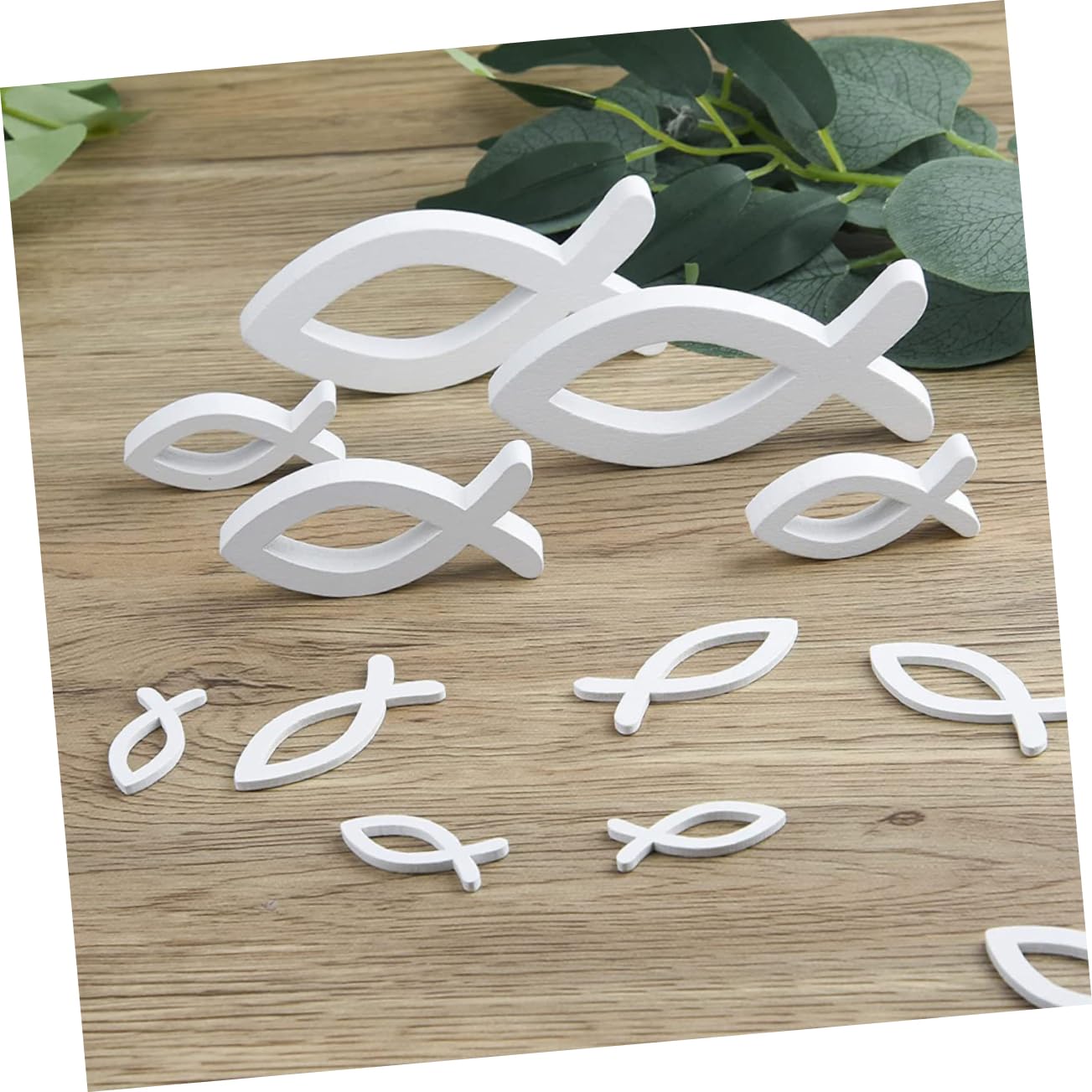 Alipis 198stücke Teiliges Holz Fisch Ornament Dekorative Hohle Holzfische Für Tischdekoration Und Kreative Anlässe Für Feste Feiern Stilvolles Zuhause Deko-Element