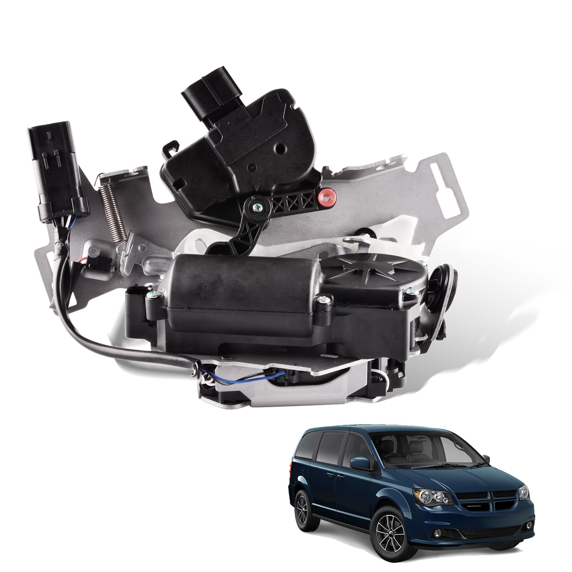 Rear Right Door Lock Actuator Fit for 2008-2016 Chrysler Town & Country, 2008-2020 Dodge Grand Caravan, 2012-2015 Ram C/V Replaces 5020768AB 5020768AC