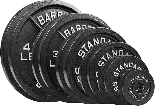 NEXO Steel Olympic Plates 245lb Set - Olympic Standard Premium Coated 2.5lb, 5lb, 10lb, 25lb, 35lb, 45lb Pairs