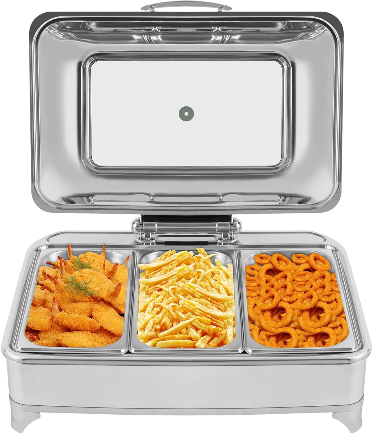 9.5QT Electric Chafing Dish Buffet, 400W Food Warmer Buffet