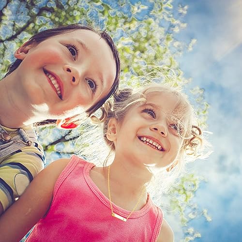 Miniatura 5 de Collar Momol con colgante de barra con inicial, chapado en oro de 18 quilates, de acero inoxidable, refinado y delicado, collar con inicial