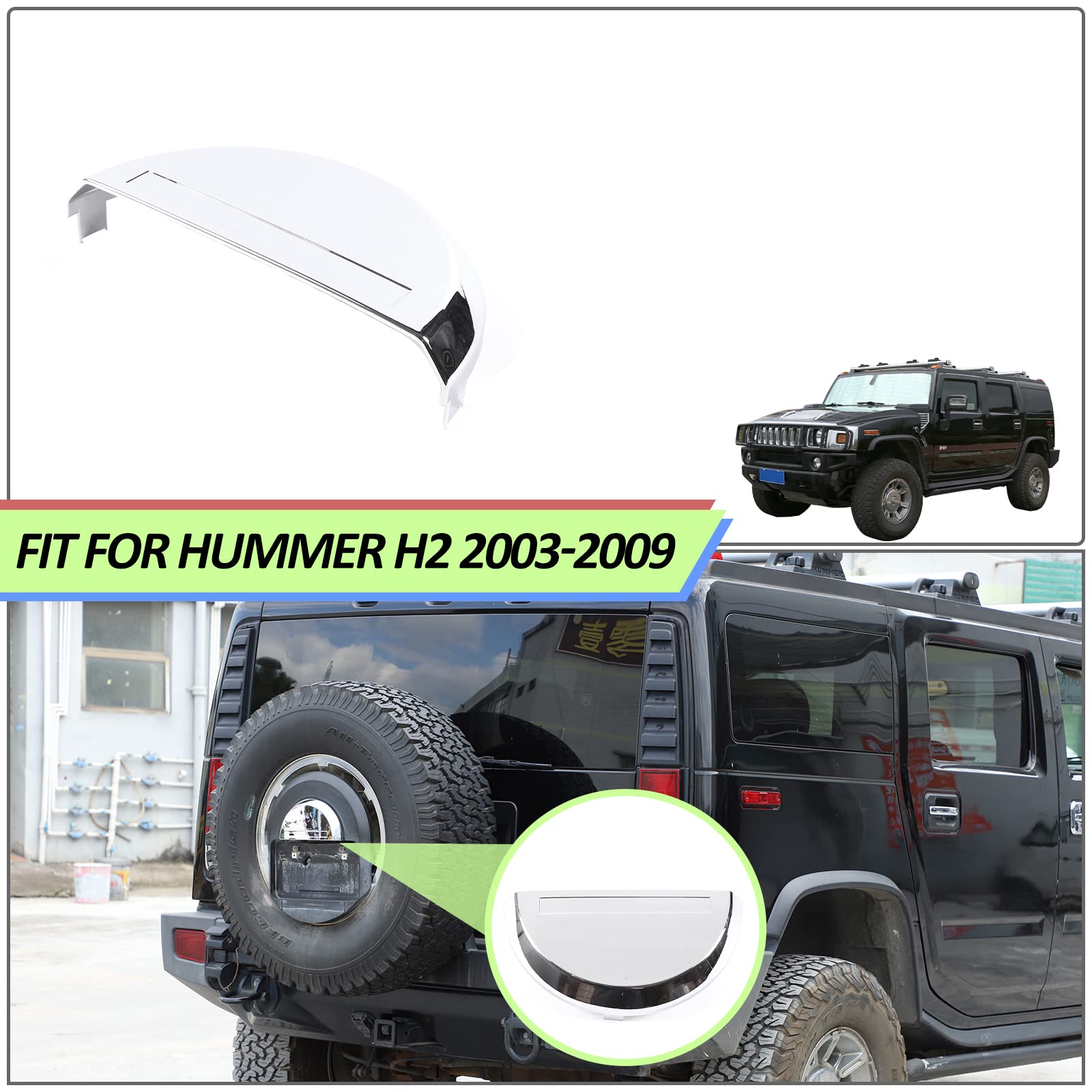 Protection Coffre Hummer H2 2003-2009 - Panneau Armure Aluminium Noir - Côté Conducteur