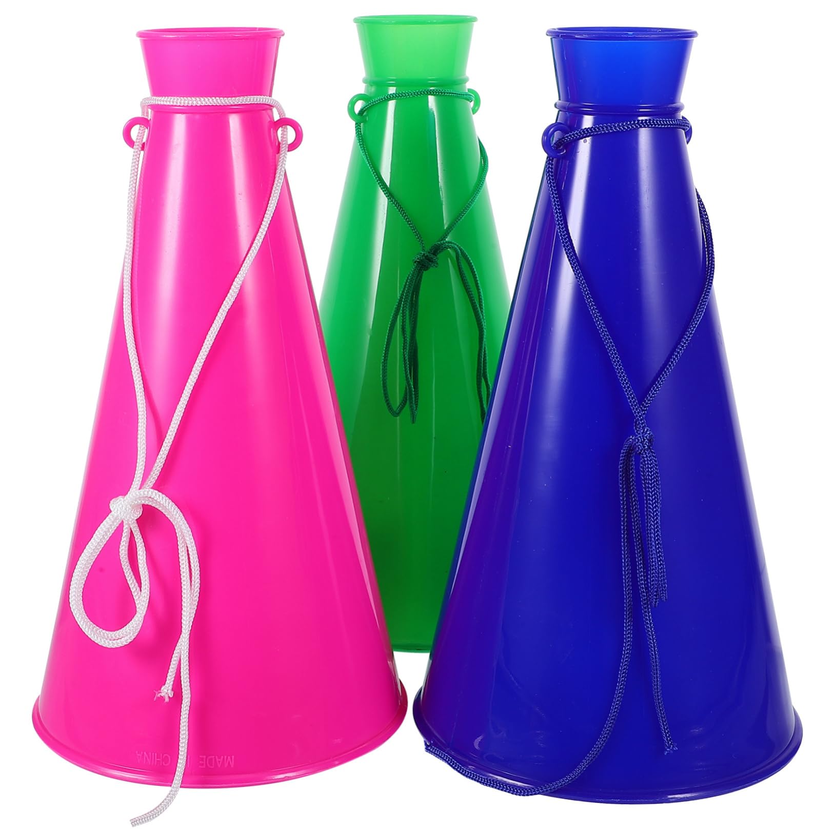 TOYANDONA 3Pcs Plastic Trumpets for Cheering Instruments for Parties Stadium Events Sports Meets Fun Playthings for Boys