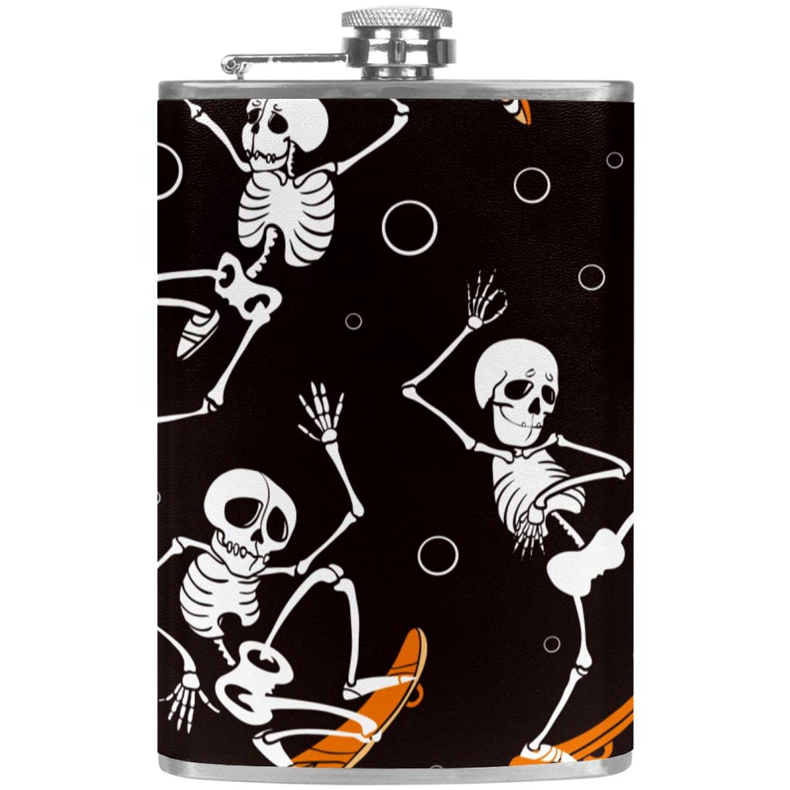 Flasque pour liqueur avec entonnoir le cadeau parfait pour une fête d'Halloween ou un skateur