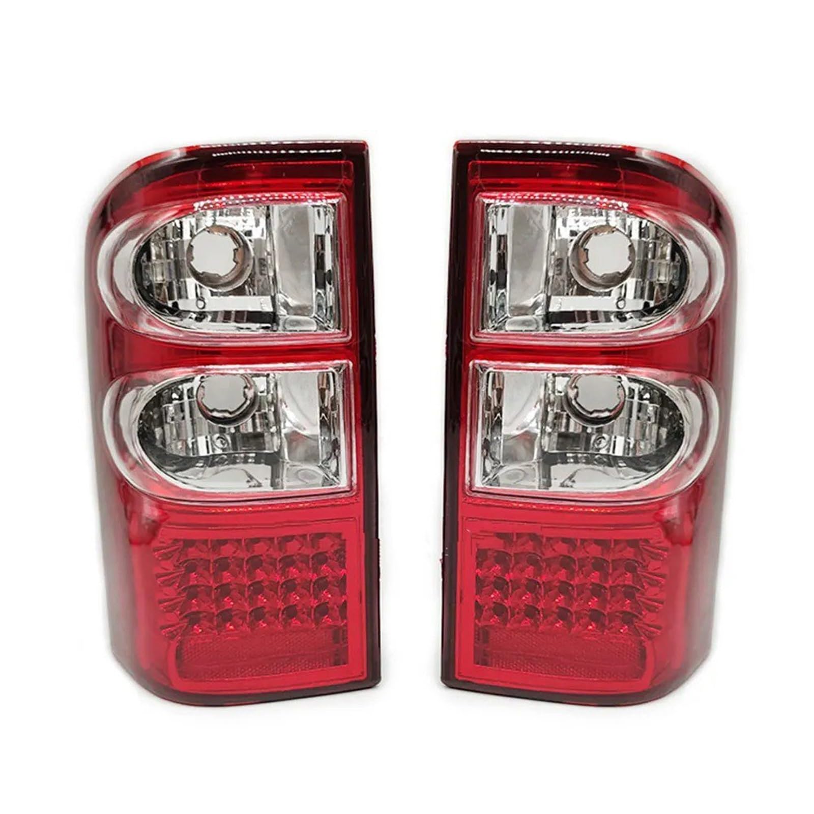 Luces Traseras Para Nissan Para Patrol Y61 1997-2004 Luz Trasera LED De Freno Y Freno Luz Antiniebla Accesorios Para Coche Piloto Posterior(Red white cover)