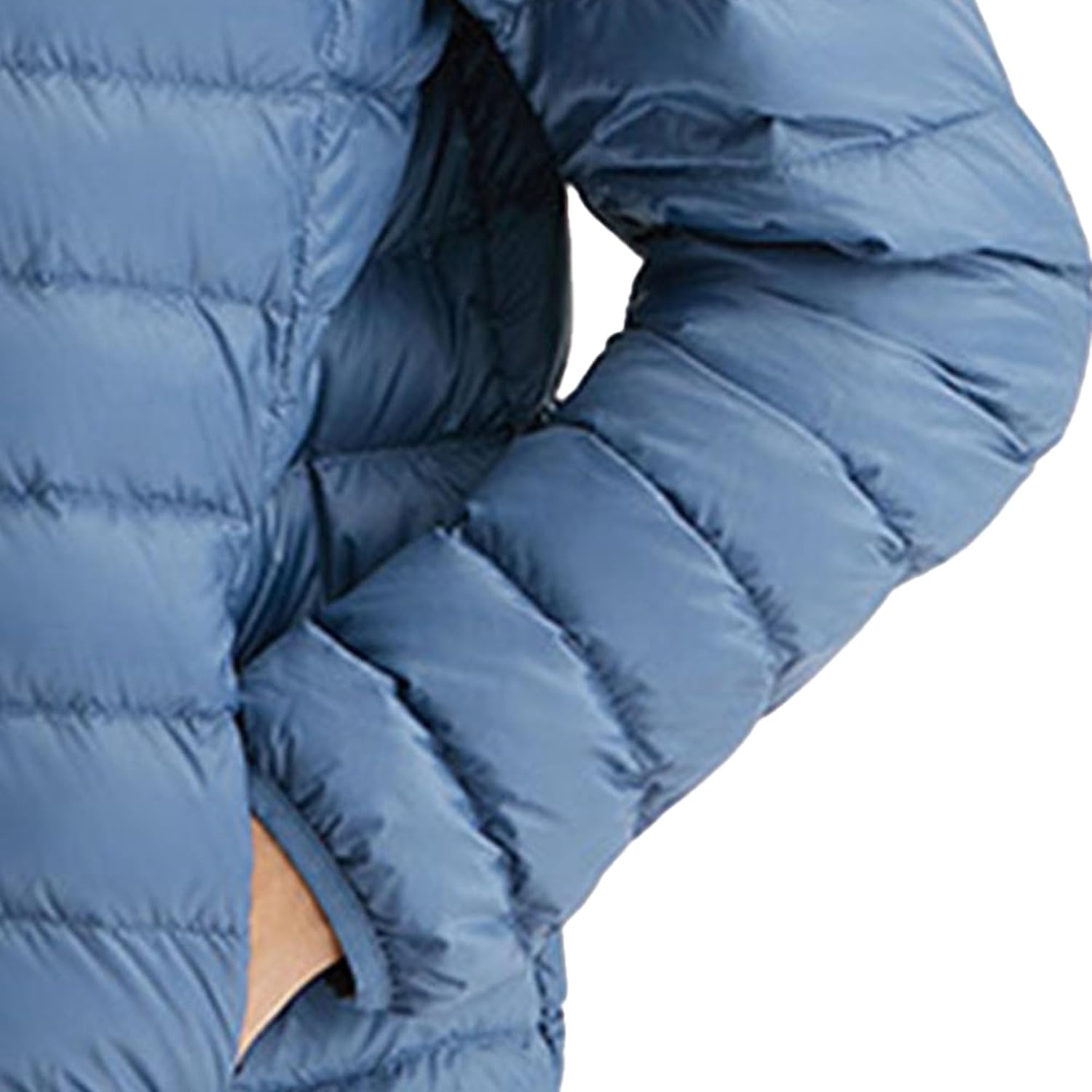 DGHM-JLMY Men's Stand Collar Lightweight Short Down Jacket Loose Zipper Down Quilted Coat Fashion Warm Winter Zip Puffer Coat (Blue 1,Large)
