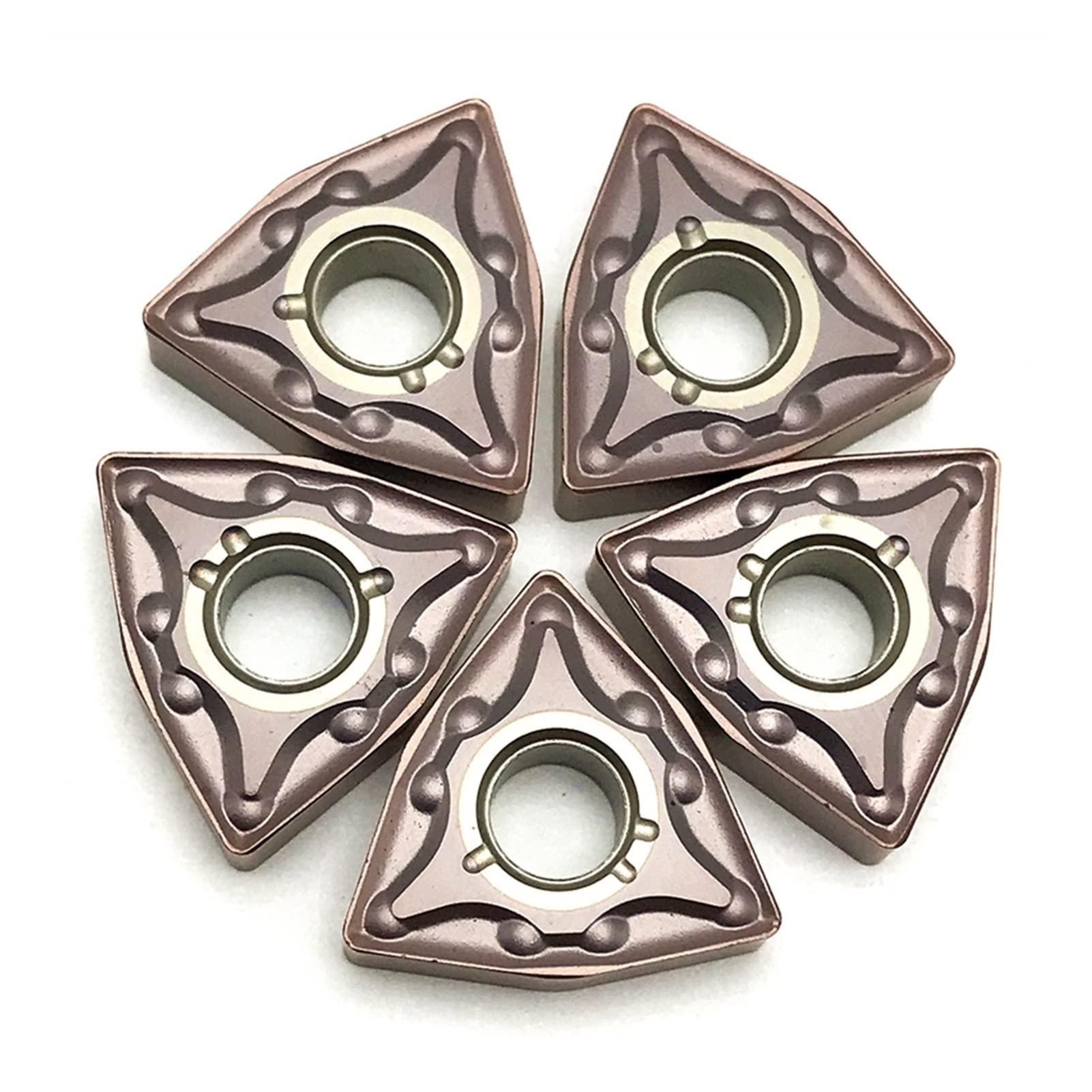 Herramienta de torneado Externo, inserción de carburo Herramientas de Torno de Metal CNC Torneando la Herramienta de Corte de inserción JIYAMI'EN EL (Size : WNMG080404 MA VP15TF)