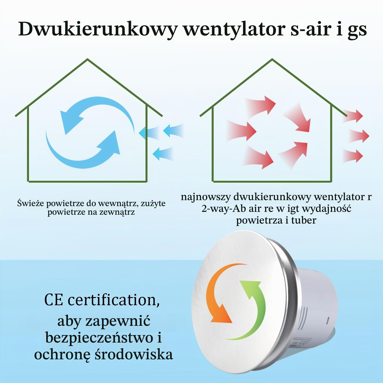 Tefola Wentylator 99 mm, do łazienki, cichy, aluminiowy, srebrny, do gospodarstwa domowego, do wentylacji i oczyszczania powietrza