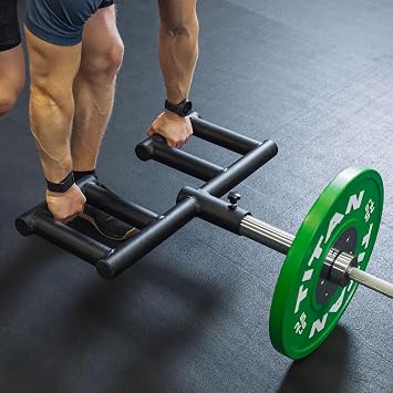 Titan Fitness Viking Press Landmine Attachment, 50mm Neutral Fat Grip Handle, Fits 2 Olympic Barbell, Home Gym Equipment for Shoulder Press, Row, Squat, Deadlift & More