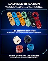 Vista 4 de Master - Juego de herramientas de desconexión rápida, 25 piezas de herramientas de desconexión de línea para sistemas de combustible y transmisión