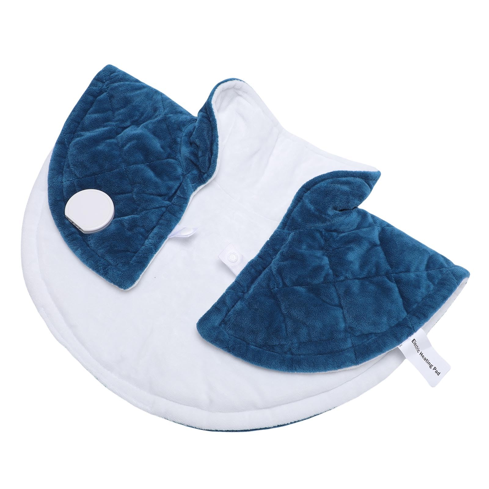 Brrnoo Cuscino Riscaldante per Collo e Spalle Ponderato, Fascia Riscaldata Elettrica con 5 Livelli di Temperatura 4 Timer di Spegnimento Automatico, per il Relax Dopo (Spina europea 220V)