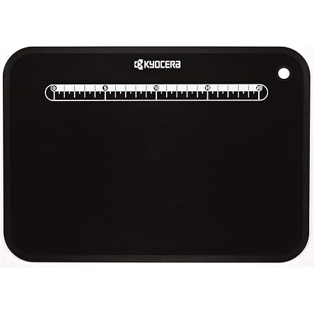 Amazon 京セラ まな板 約30 Cm 抗菌 柔らかい 薄い 軽い 目盛り 付き 漂白 除菌 Ok ブラック 日本製 Kyocera 99 包丁セット オンライン通販