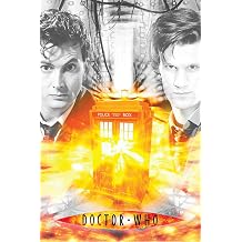 Doctor Who - TV Show Poster Regeneration - David Tennant & Matt Smith Size 24" x 36" Unframed