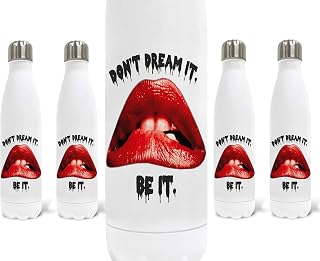 Rocky Horror Picture Show"Don't Dream It" Water Bottle Quote Personalised Movie Gift Film Cinema Tim Curry (500ml Insulated)