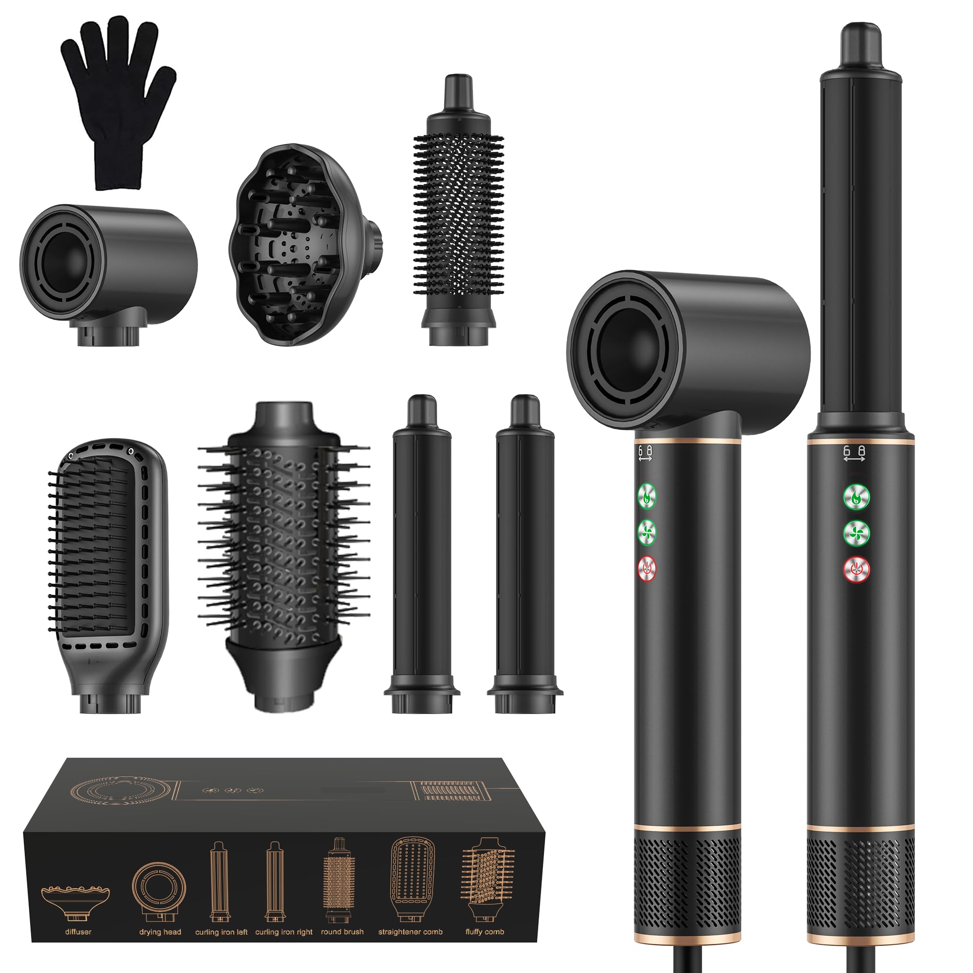 Air Styler 5 in 1 hair styler Haarstyler mit 110,000 RPM Haartrockner