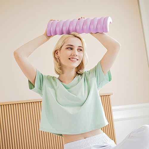 Miniatura 2 de SNPE Rodillo de masaje ondulado para liberación profunda de tejido, masaje de punto gatillo y alivio del dolor para cuello, hombros, espalda baja