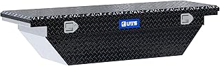 UWS TBS-63-A-LP-BLK Black Single Lid Low Profile Aluminum Toolbox with Beveled Insulated Lid