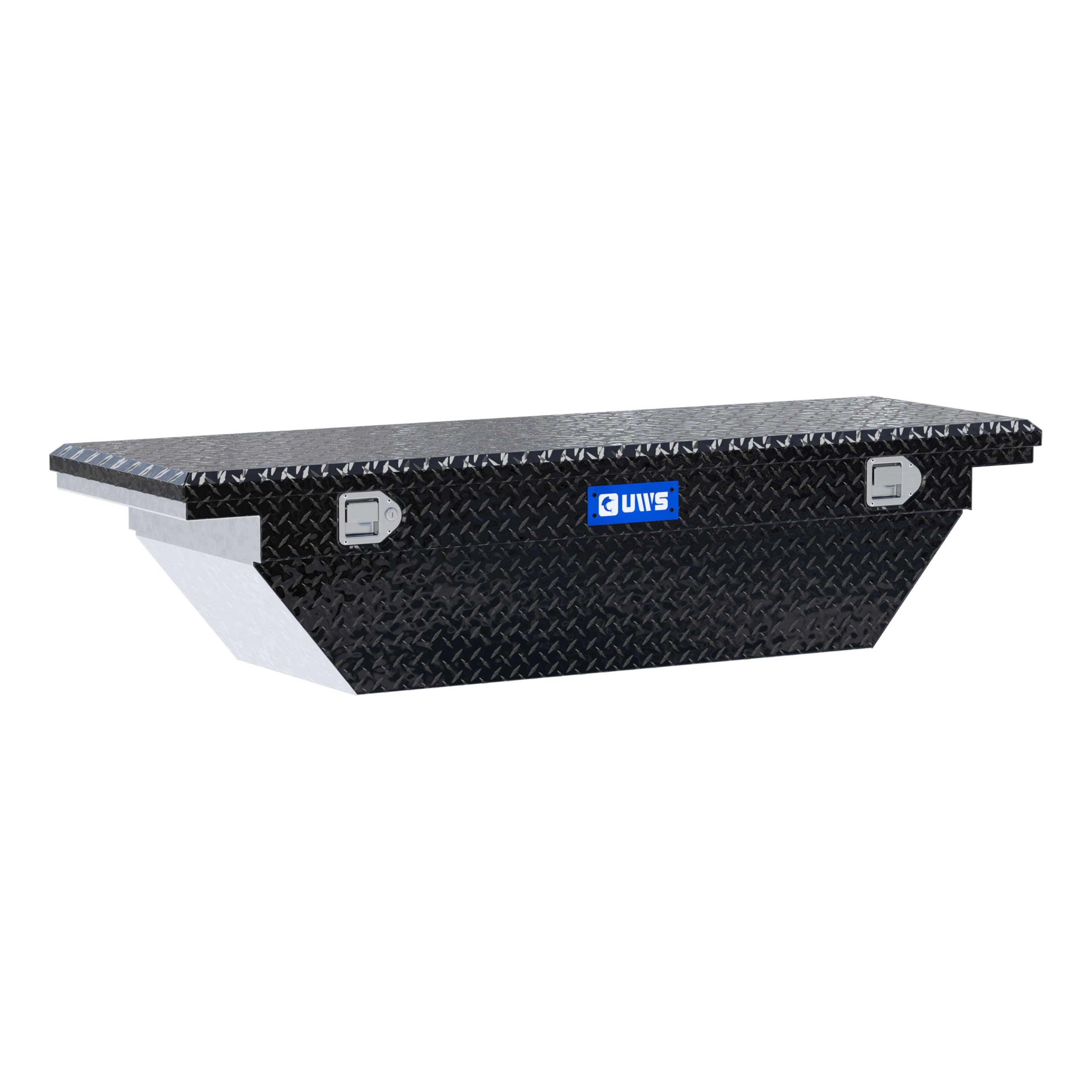 UWS EC10302 Gloss Black Angled Truck Tool Box