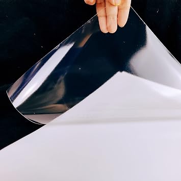 Amazon.com : Clear Printable Vinyl Sticker Paper 20 Sheets 8.5x11 inch ...