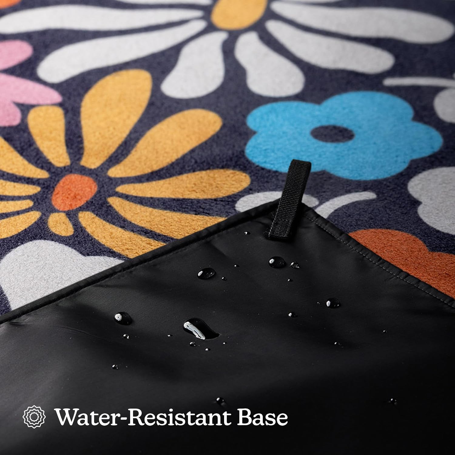 Nomadix Festival Blanket - Perfect for Picnics, Camping, & Lawn Seating - Plush Top & Water Resistant Base - Made with Post Consumer Recycled Materials - Hula Multi - 60x72 - Image 7