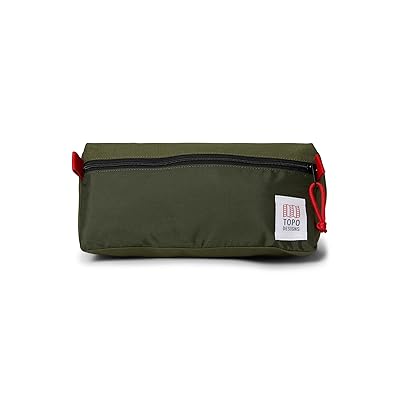 Topo Designs Dopp Kit Toiletries Case Olive/Olive, Nylon