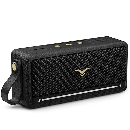 Portable Bluetooth Speakers 40W, IP67 Waterproof Wireless Rugged Speaker with Active Extra Bass, AUX/USB Input, Bluetooth 5.3, Dual Pairing, 12H Playtime for Outdoor, Beach, Travel, Home & Garage