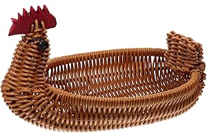 Luxshiny Woven Basket Easter Basket Fruit Basket