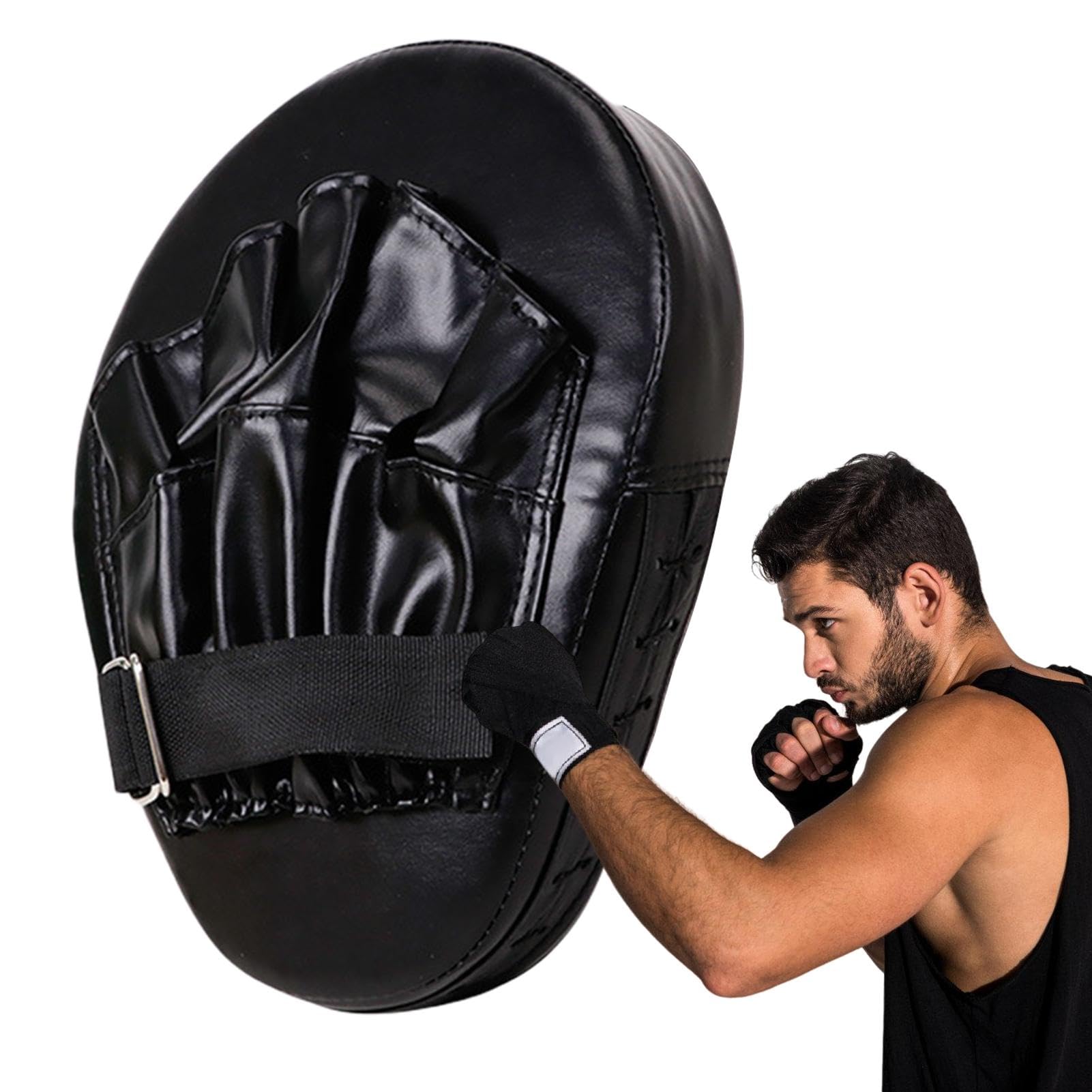 Guantoni da boxe, professionali per uomini e donne, bambini, guanti da allenamento per sparring, MMA, resistenti all'usura, traspirante, marrone, 453,6 g (marrone 340,2 g