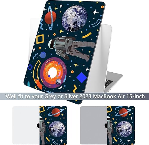 Miniatura 54 de Batianda Funda prémium para MacBook Air de 15 pulgadas 2025 M4 2024 2023 con chip M3 M2 modelo A3241/A3114/A2941, carcasa rígida diseñada