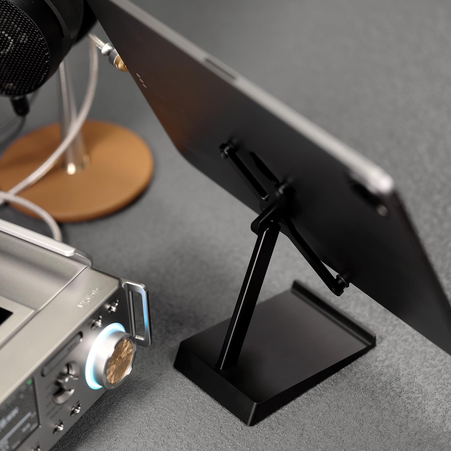 DD ddHiFi Mobile Phone Stand Detachable Support Rods Desktop Stand for Desk, Compatible with All Phones or Tablets, Black